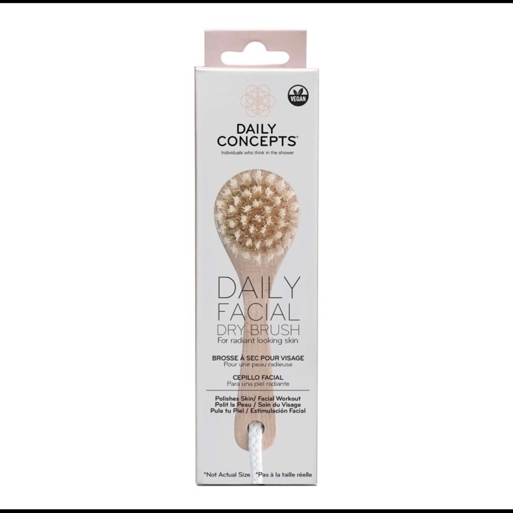 Daily concepts dry facial brush